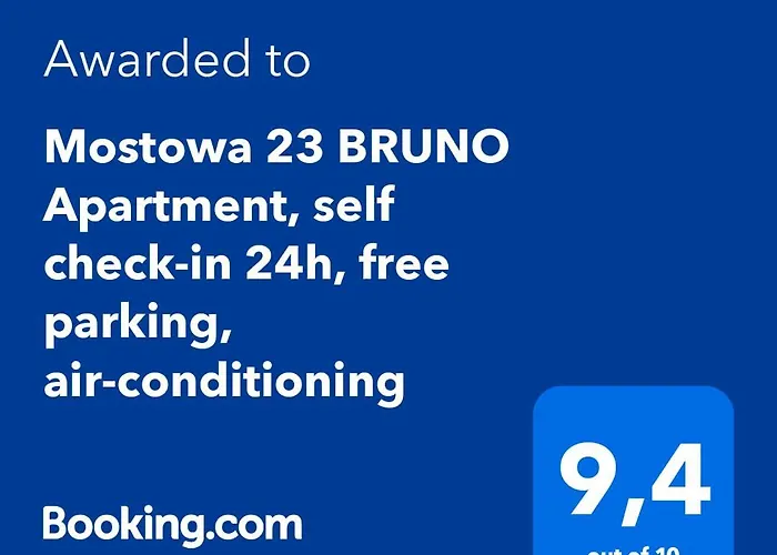 Mostowa 23 Bruno Apartment, Self Check-in 24h, Free Parking, Air-conditioning