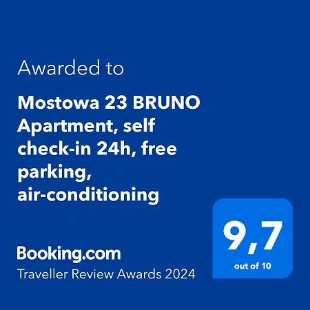 Mostowa 23 Bruno Apartment, Self Check-in 24h, Free Parking, Air-conditioning *